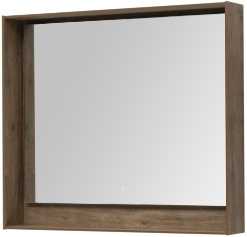 Зеркало в ванную Aquanet Милан 00336401 97х83 цвет темное дерево - фото 2