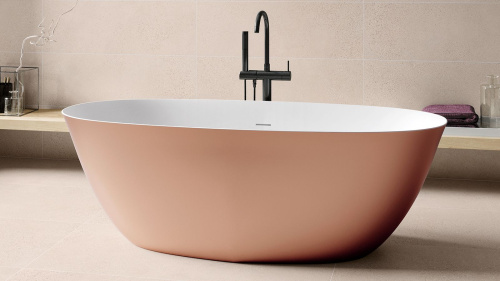 Ванна из искусственного камня Zenon Covadonga R 4000.000.000.000.31759 170х75 отдельностоящая овальная - фото 4