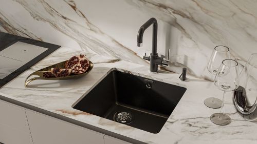 Дозатор для жидкого мыла Rivelato RD-500 anthracite - фото 4