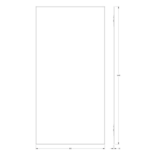 Зеркало в ванную Evoform Standard BY 0258 80х160 цвет хром - фото 2