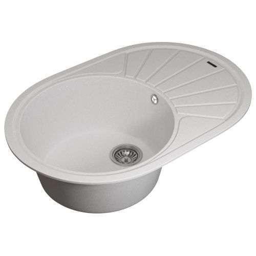 Кухонная мойка Uperwood Quartz Premium UPD-02 3910202104 75х50 цвет белый поверхность матовая - фото 2
