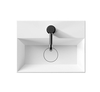 Раковина керамическая Alice Spy 34120101 40х13 подвесная цвет белый глянцевый