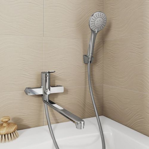 Смеситель для ванны Milardo Demi DEMSB00M10 настенный хром - фото 3