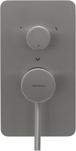 Смеситель для ванны с душем Allen Brau Priority 5.31A11-BN встраиваемый в стену никель - фото 2