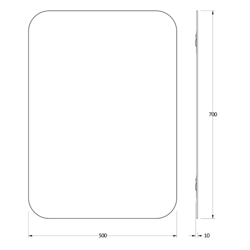 Зеркало в ванную Evoform Primary BY 0127 50х70 - фото 2