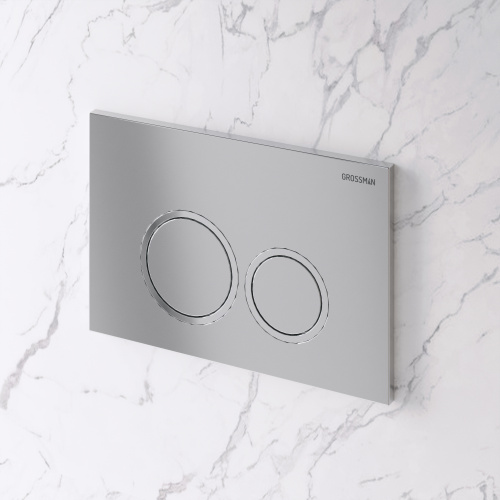 Клавиша смыва механическая Grossman Galaxy 700.K31.01.110.110 цвет хром - фото 3