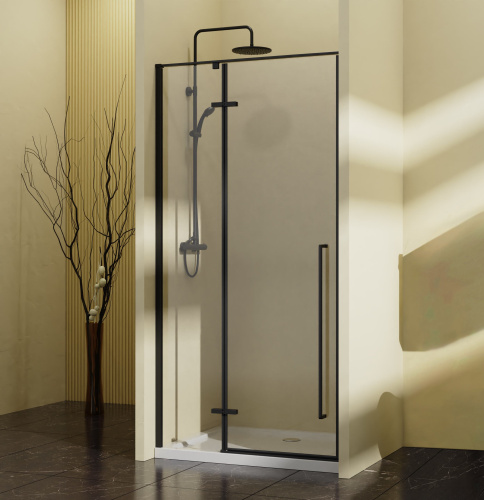 Душевая дверь Vincea Slim-N VDPH-5SN100CLB 100х195 стекло прозрачное профиль черный - фото 2