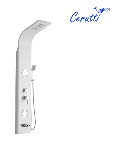 Душевая панель Cerutti SPA CT9985 прямоугольная настенная - фото 2