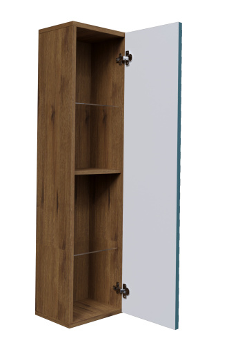 Шкаф-пенал Grossman Альба 303010 30х25х120 подвесной цвет веллингтон/бриз - фото 2