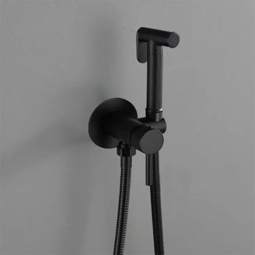 Гигиенический душ со смесителем Maretti Eleganza Black ENB30RV65 черный - фото 5