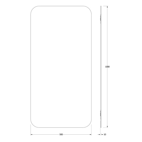 Зеркало в ванную Evoform Primary BY 0129 50х100 - фото 2