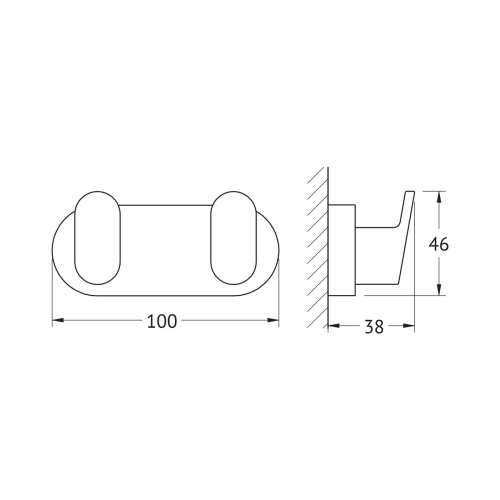 Крючок Artwelle SCHWARZ 7725 - фото 2