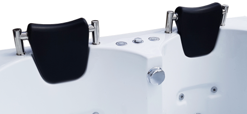 Ванна акриловая гидромассажная Royal Bath HARDON RB083100DL 200х150 пристенная прямоугольная с каркасом - фото 5