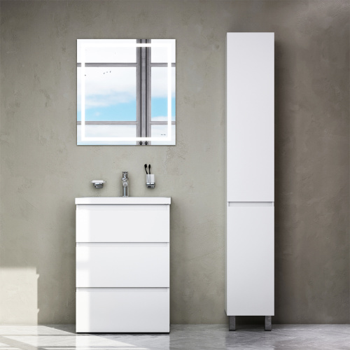 Тумба под раковину Am.Pm Gem S M91FSX0602WG 60х43х81 напольная цвет белый глянцевый - фото 5