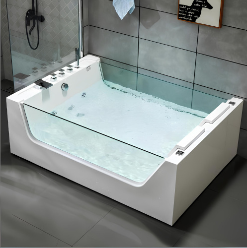 Ванна акриловая гидромассажная Cerutti SPA C-454A 170х120 пристенная прямоугольная с ножками - фото 2