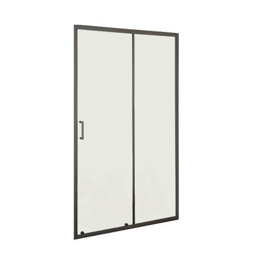 Душевая дверь Orange E02-120TB 121х190 стекло прозрачное профиль черный - фото 2