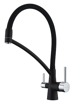 Смеситель для кухни Paulmark SIEGEN Si213111-401 на раковину антрацит