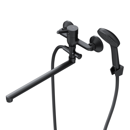 Смеситель для ванны и душа Am.Pm X-Joy S F85B90122 настенный черный - фото 2