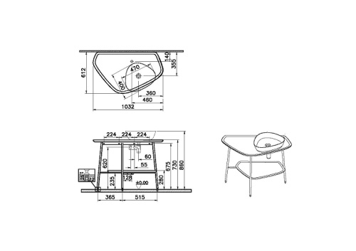 Консоль под раковину Vitra Plural 62581 104х62х73 напольная цвет белый матовый - фото 3