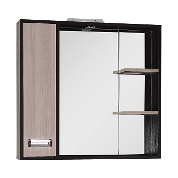 Зеркало-шкаф Onika Гамма 207518 75х15х71 подвесной цвет коричневый