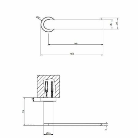 Бумагодержатель Gessi Emporio Emporio accessories 38849#149