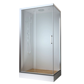 Душевая кабина Acquazzone Bogema 120 120х80 прямоугольная с крышей ориентация универсальная