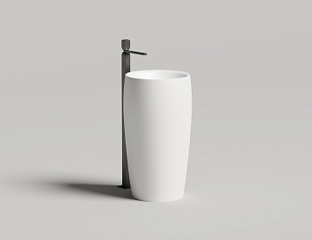 Раковина из искусственного камня Salini ALDA 130321MF 47х47 напольная цвет мультиколор