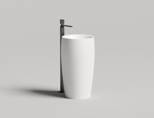 Раковина из литьевого мрамора Salini ALDA 130311GF 47х47 напольная цвет мультиколор