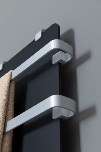 Полотенцесушитель Allen Brau Infinity 00325625 44х140 электрический черный - фото 4