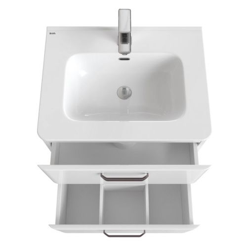 Тумба с раковиной IDDIS Brick BRI60WFi95K 60х47х81 напольная цвет белый - фото 4