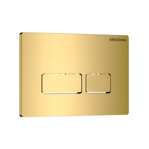 Клавиша смыва механическая Grossman Pragma 700.K31.03.300.300 цвет золото - фото 2