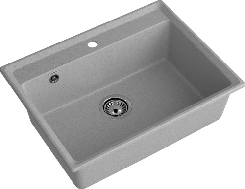 Кухонная мойка Granfest Level LV-660 серый 66х50 цвет серый поверхность матовая - фото 2