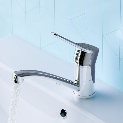 Смеситель Dorff Optima D2021001 на раковину хром - фото 3