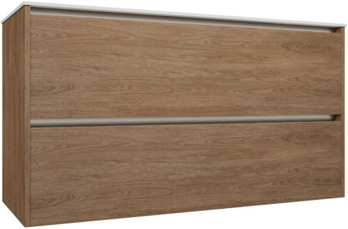 Тумба под раковину Allen Brau Activity 1.34015.NO 120х46х65 подвесная цвет зеленый/темное дерево