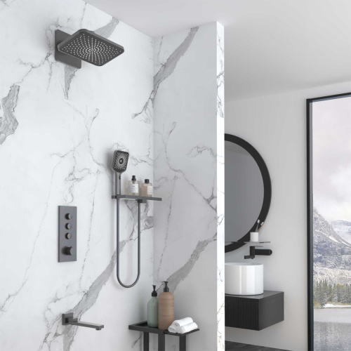 Душевая система Vincea VSFW-433TI4RGM встраиваемая в стену с термостатом