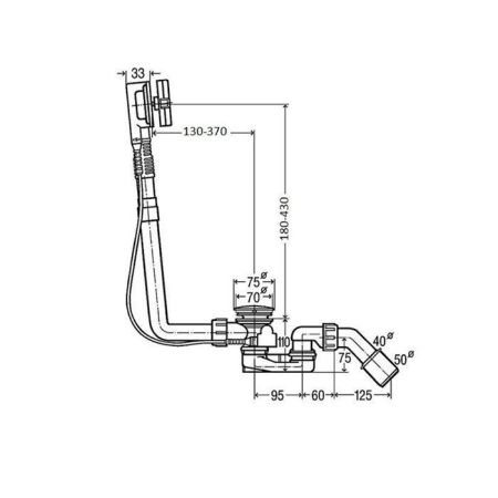 Слив-перелив Bette Form B602-000 белый
