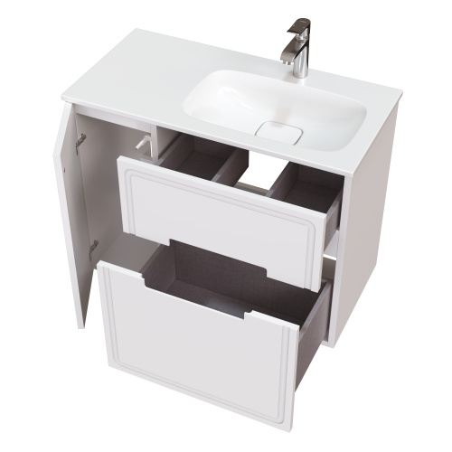 Тумба под раковину Taliente Olejo TA-MBO-90PR(R)-blanco 89х45х68 подвесная - фото 2