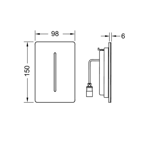 Лицевая панель Tece TECEfilo 9242077 - фото 2