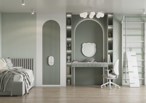 Зеркало в ванную Aquaton Каспер 1A283502CRE20 50х50 цвет белый - фото 5