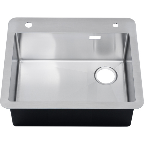 Кухонная мойка Melana ProfLine MLN-R6254HK 62х54 цвет сатин поверхность матовая - фото 2