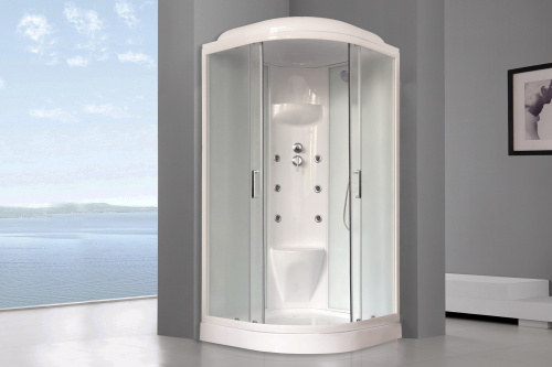 Душевая кабина Royal Bath НК RB100HK7-WC 100х100 четверть круга с крышей ориентация универсальная - фото 2