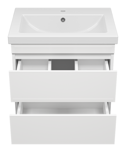 Тумба под раковину Misty Енисей Э-Ени01060-012По2Я 57х44х51 подвесная - фото 3