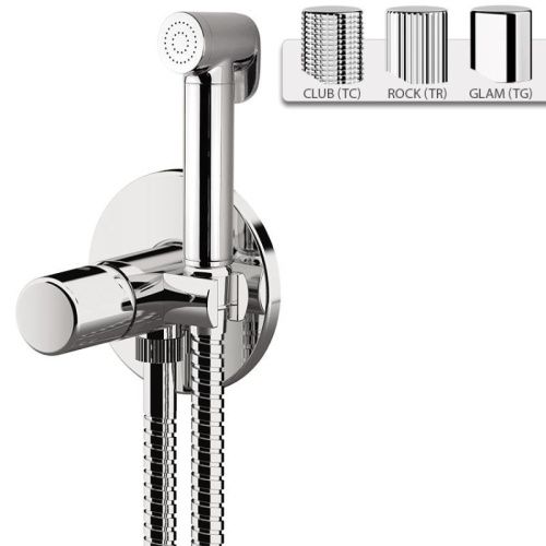 Гигиенический душ со смесителем Daniel TG6454DCDP золото - фото 2