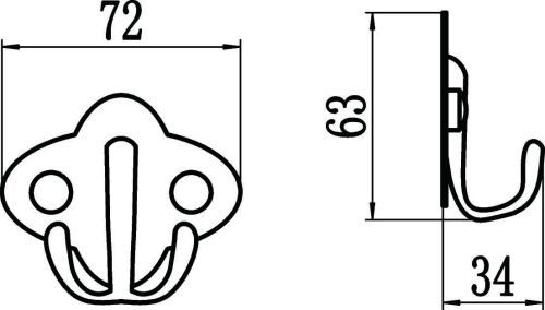 Крючок Savol S-00101B - фото 2