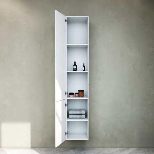 Шкаф-пенал Am.Pm Gem M90CHL0306WG 30х31х167 подвесной цвет белый - фото 3