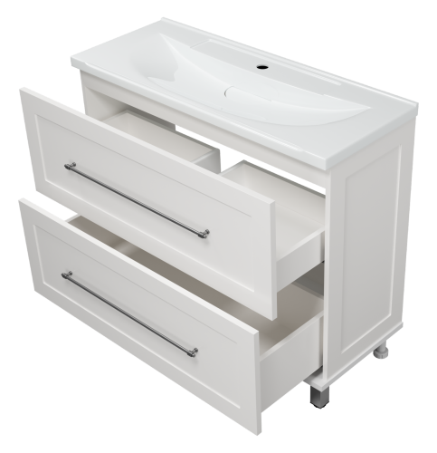 Тумба под раковину Misty Марта П-Мрт07100-011Пр 99х41х72 напольная - фото 4