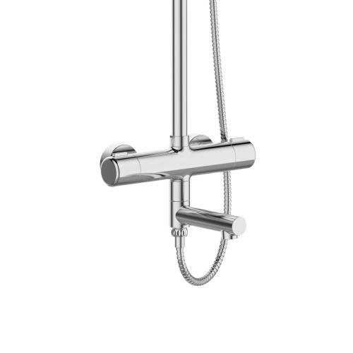 Душевая стойка Orange Thermo T02S3-911cr настенная цвет хром с термостатом - фото 3