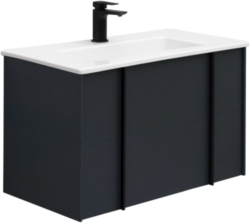 Тумба под раковину Allen Brau Reality 1.32005.AM 80х46х50 подвесная цвет черный