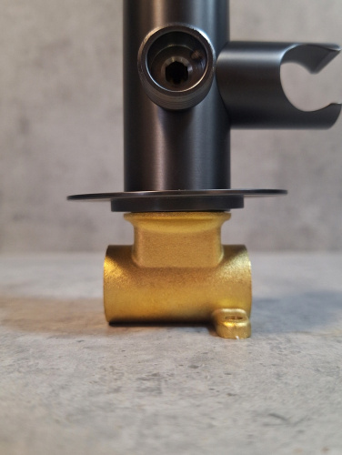 Гигиенический душ со смесителем AltroBagno Modern AltroBagnoModern060118GM оружейная сталь - фото 5