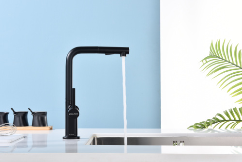 Смеситель для кухни Paulmark NEO Ne214419-AN на раковину антрацит - фото 3